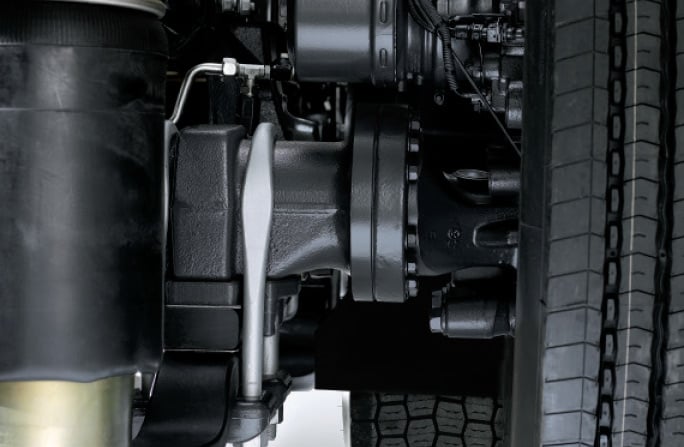 SUSPENSÃO PNEUMÁTICA TRASEIRA DO CHASSI